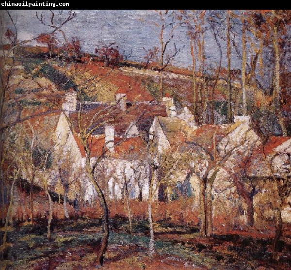 Camille Pissarro Red roof house