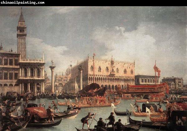 Canaletto The Bucintore Returning to the Molo on Ascension Day c