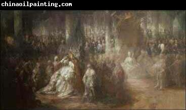 Carl Gustaf Pilo The coronation of Gustaf III, in the collection of the National Museum