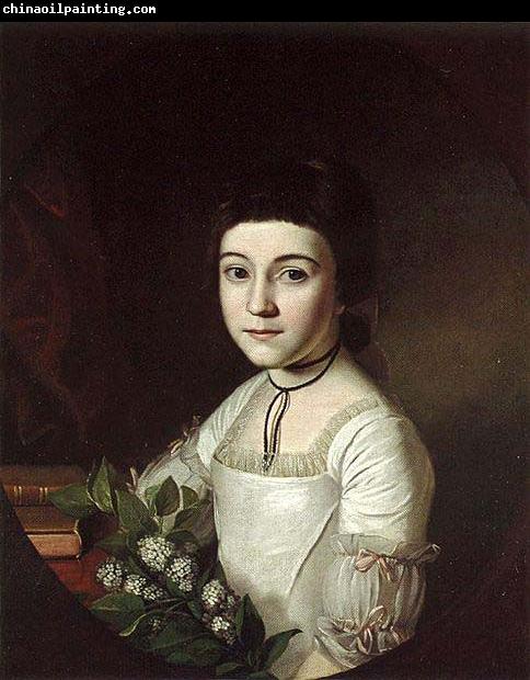 Charles Willson Peale Portrait of Henrietta Maria Bordley at age 10,