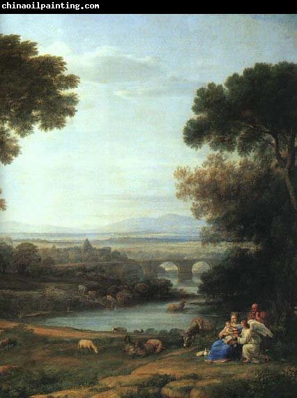 Claude Lorrain Landscape with the Rest on the Flight into Egypt