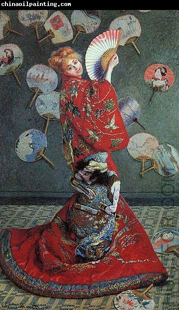 Claude Monet Madame Monet in a Japanese Costume,