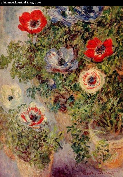 Claude Monet Still Life with Anemones