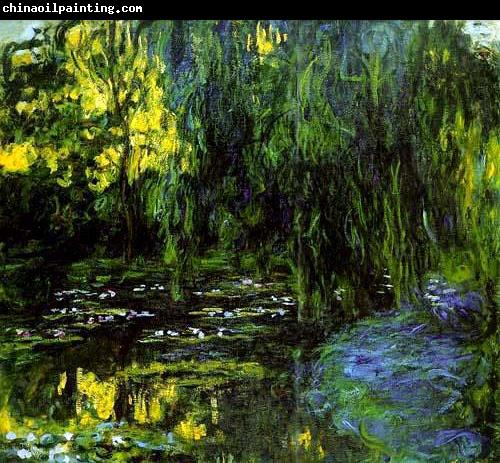 Claude Monet Water Lily Pond and Weeping Willow,