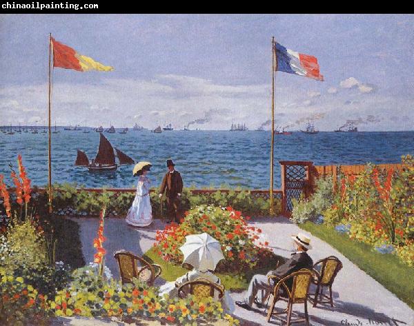 Claude Monet Jardin a Sainte Adresse