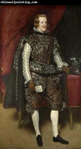 Diego Velazquez Philip IV in Brown and Silver,