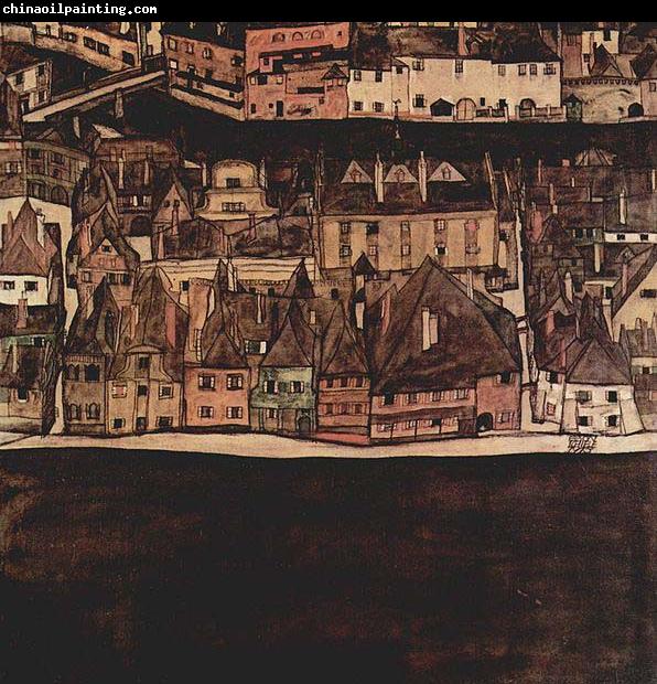 Egon Schiele Die kleine Stadt II.