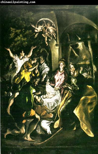 El Greco adoration of the shepherds