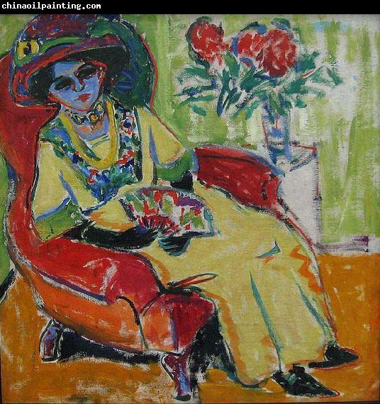 Ernst Ludwig Kirchner Sitting Woman