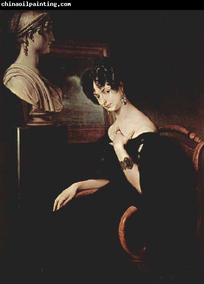 Francesco Hayez Portrait of Cristina di BelgiojosoTrivulzio