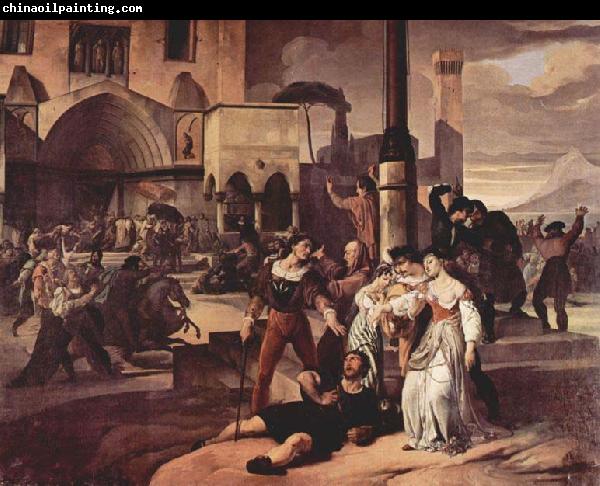 Francesco Hayez Sicilian Vespers, Scene 1