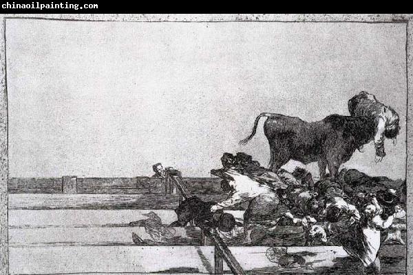 Francisco de goya y Lucientes Unfortunate Events in the Front Seats of the Ring of Madrid