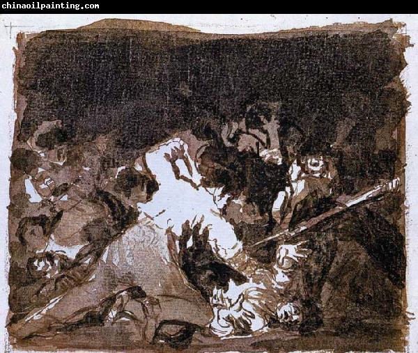 Francisco de goya y Lucientes War scene