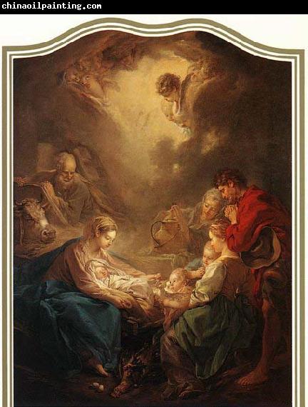 Francois Boucher Adoration of the Shepherds