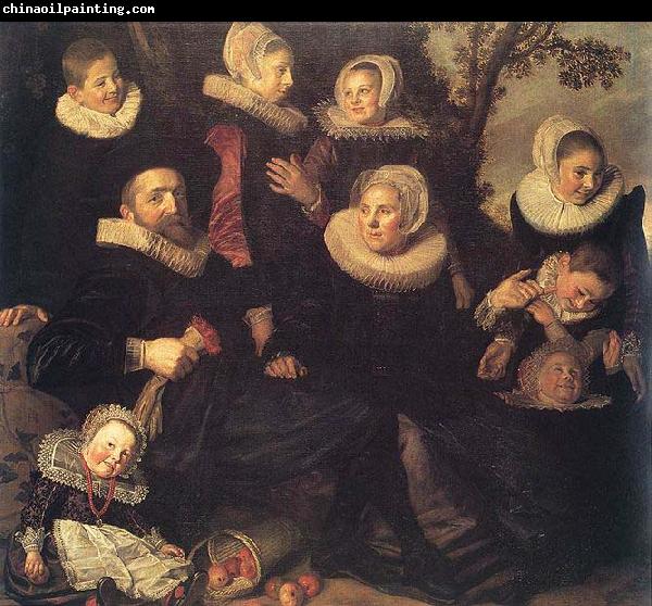 Frans Hals Family Portrait in a Landscape WGA