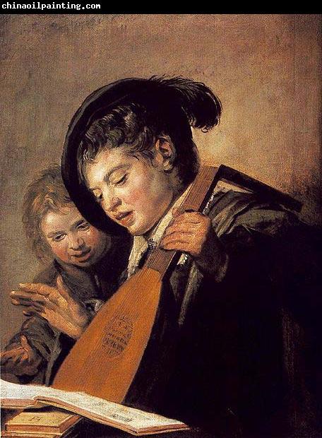 Frans Hals Two Boys Singing WGA