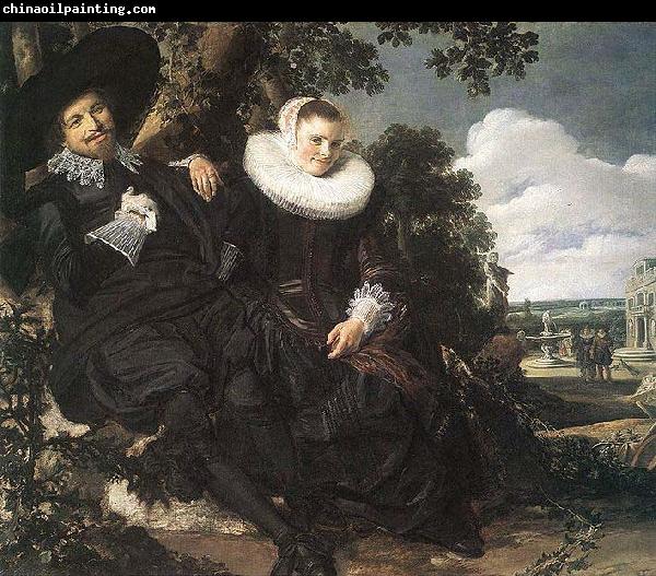 Frans Hals Married Couple in a Garden WGA