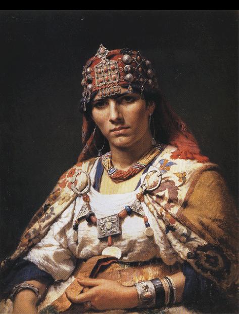 Frederick Arthur Bridgman Portrait of a Kabylie Woman, Algeria