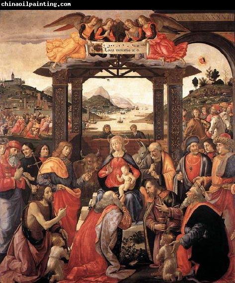 GHIRLANDAIO, Domenico Adoration of the Magi