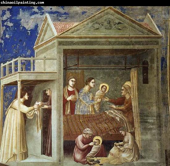 GIOTTO di Bondone The Birth of the Virgin