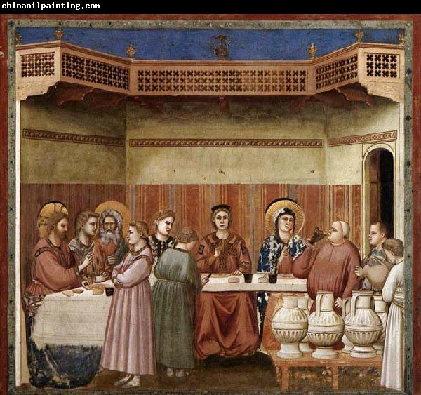 GIOTTO di Bondone Marriage at Cana