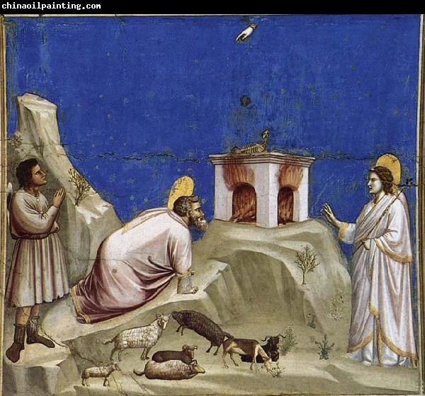 GIOTTO di Bondone Joachim's Sacrificial Offering