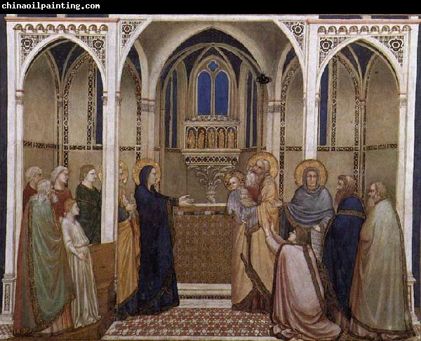 GIOTTO di Bondone Presentation of Christ in the Temple