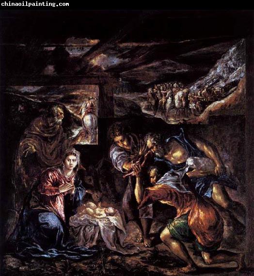 GRECO, El The Adoration of the Shepherds