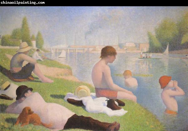 Georges Seurat Bathers at Asnieres