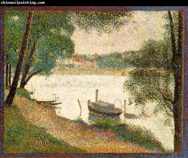 Georges Seurat Gray weather, Grande Jatte,