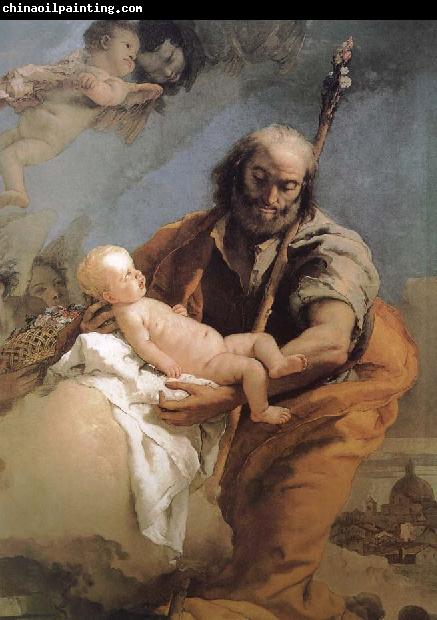 Giovanni Battista Tiepolo Saint Joseph and the Son