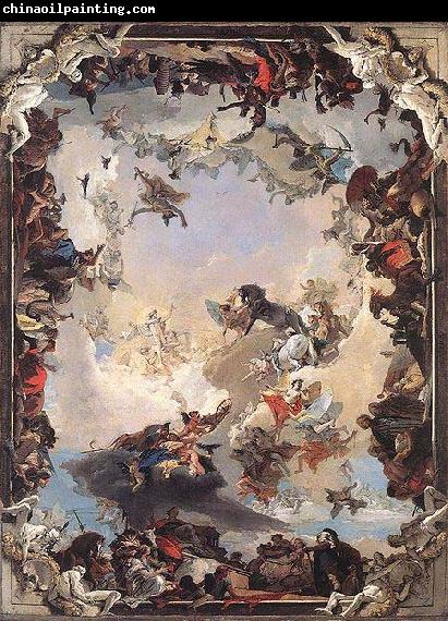 Giovanni Battista Tiepolo The Allegory of the Planets and Continents at New Residenz.