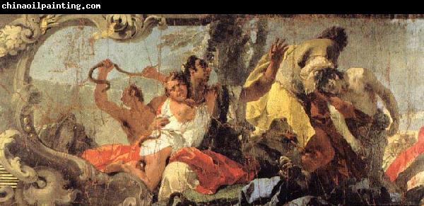 Giovanni Battista Tiepolo The Scourge of the Serpents