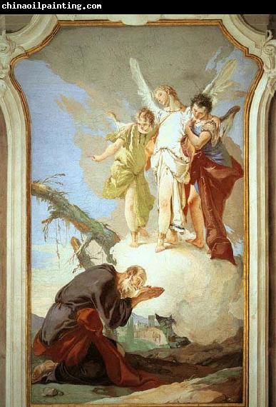 Giovanni Battista Tiepolo The Three Angels Appearing to Abraham