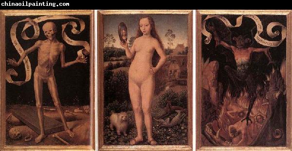 Hans Memling Triptych of Earthly Vanity and Divine Salvation