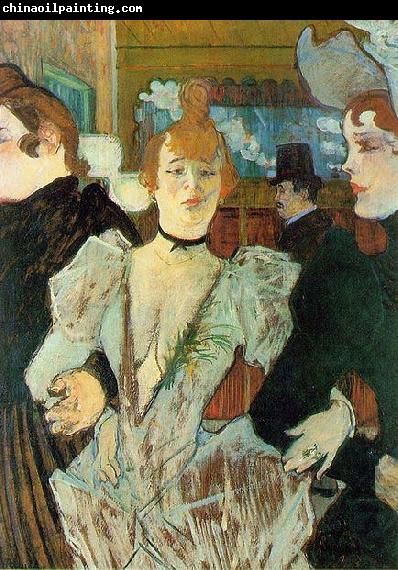 Henri de toulouse-lautrec La Goulue arriving at the Moulin Rouge