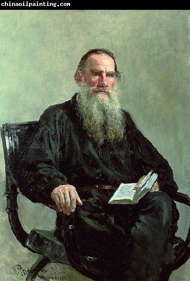 Ilya Repin Portrait of Leo Tolstoy