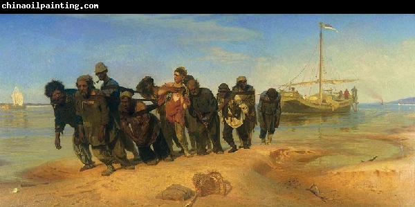 Ilya Repin Burlaks on Volga,