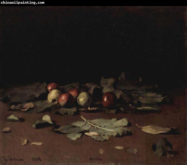 Ilya Repin Apples and Leaves,