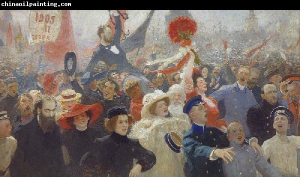 Ilya Repin 17 October 1905,