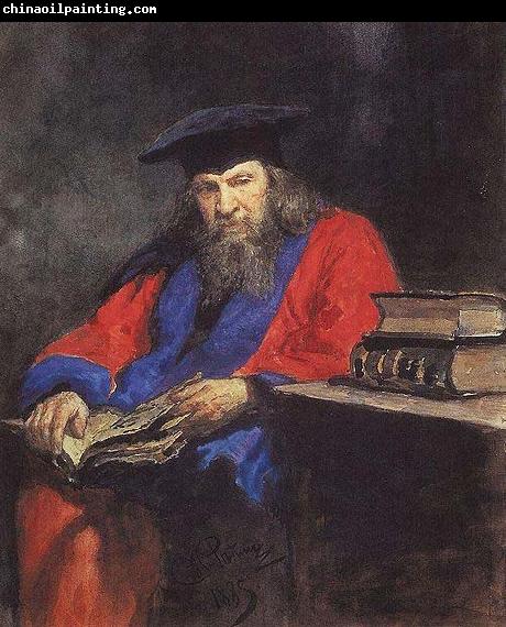 Ilya Repin Portrait of Mendeleev