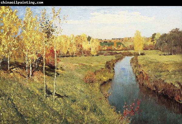 Isaac Levitan Golden Autumn