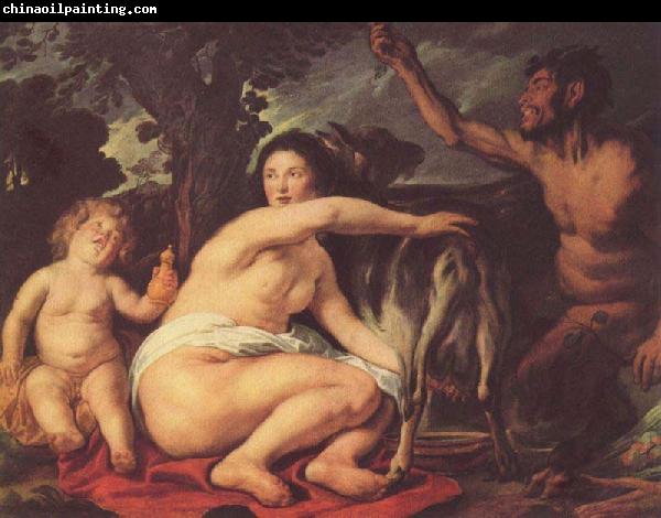 Jacob Jordaens Jacob Jordaens. The Infant Jupiter Fed by the Goat Amalthea.