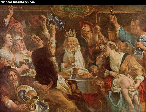 Jacob Jordaens Jacob Jordaens. The King Drinks