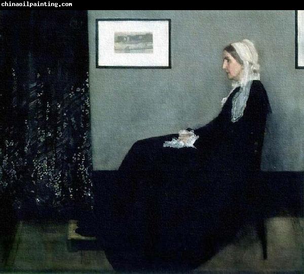 James Abbott Mcneill Whistler Arrangement in Grey and Black