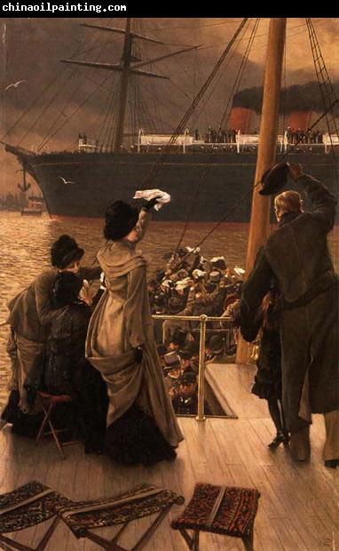 James Tissot Goodbye, on the Mersey,