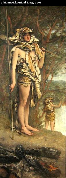 James Tissot La femme Prehistorique