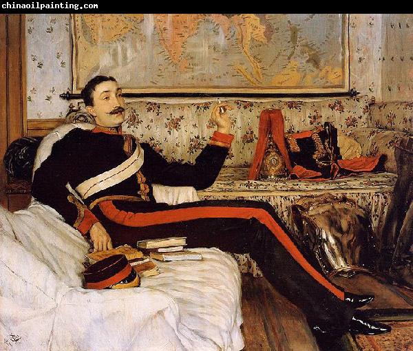 James Tissot Captain Frederick Gustavus Burnaby