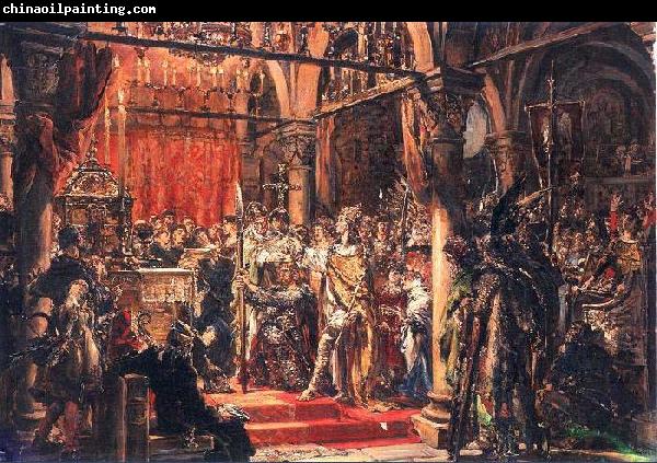 Jan Matejko Coronation of the First King of Poland