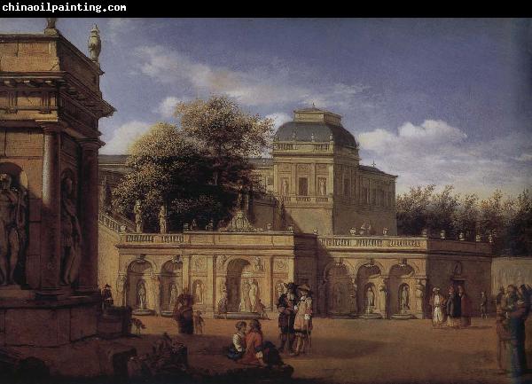 Jan van der Heyden Baroque palace courtyard